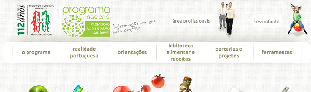 Alimentação saudável segundo a DGS