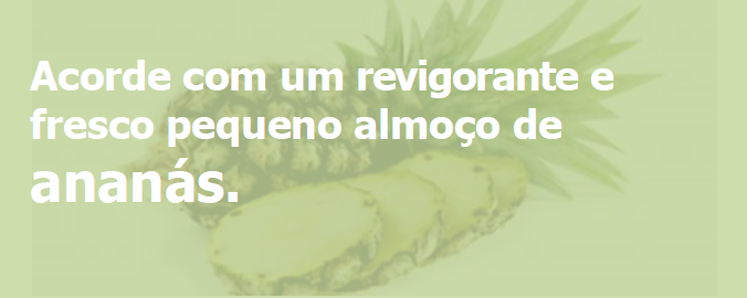 Uma alternativa fresca para o pequeno-almoço.